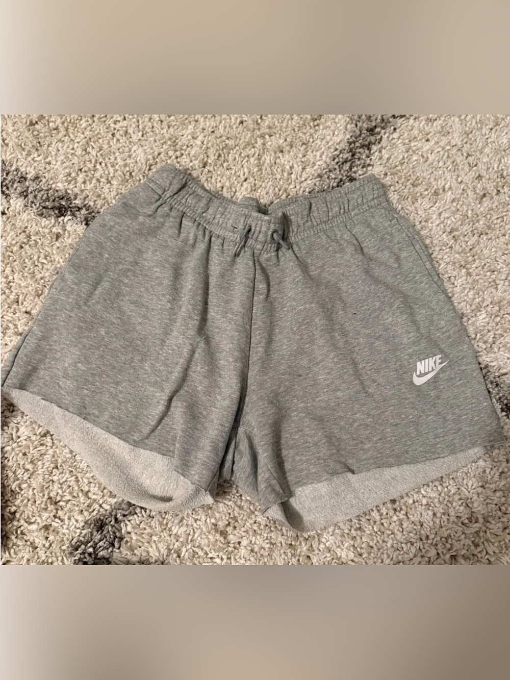 Nike Light Gray Women's Athletic Shorts